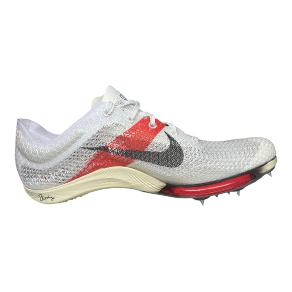 Nike Air Zoom Victory EK White Black Red Men's Track Spikes FJ0668-100 Size 8.5 - Picture 2 of 8
